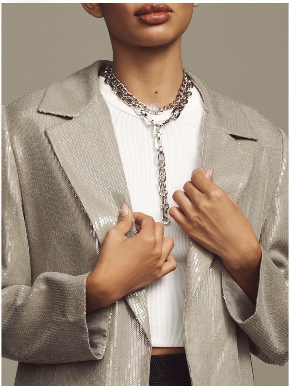 Mare Mare x Anthropologie Sequin
Longline Jacket